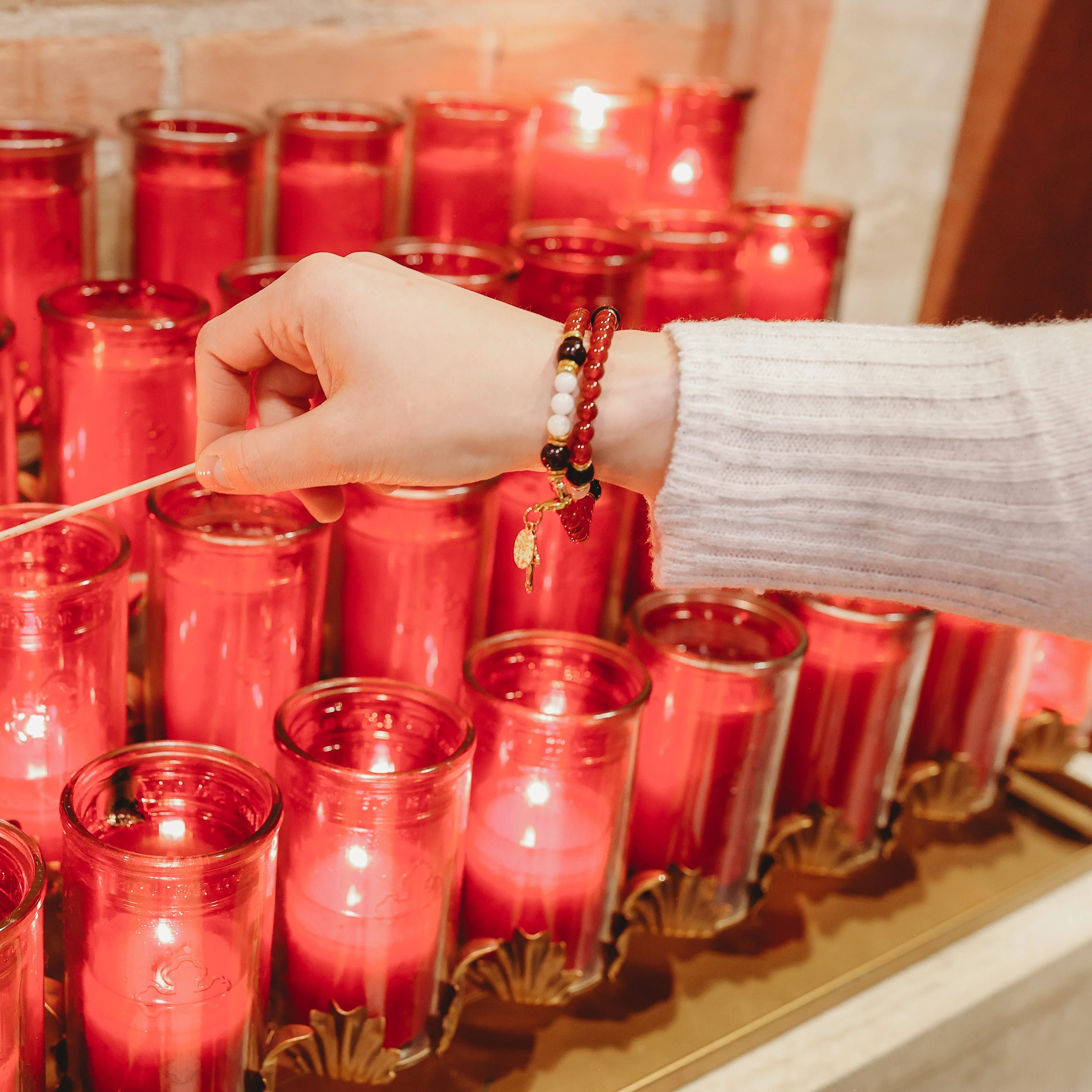 Bl. Emilina | Stretch & Wrap Rosary Bracelet - Image 6