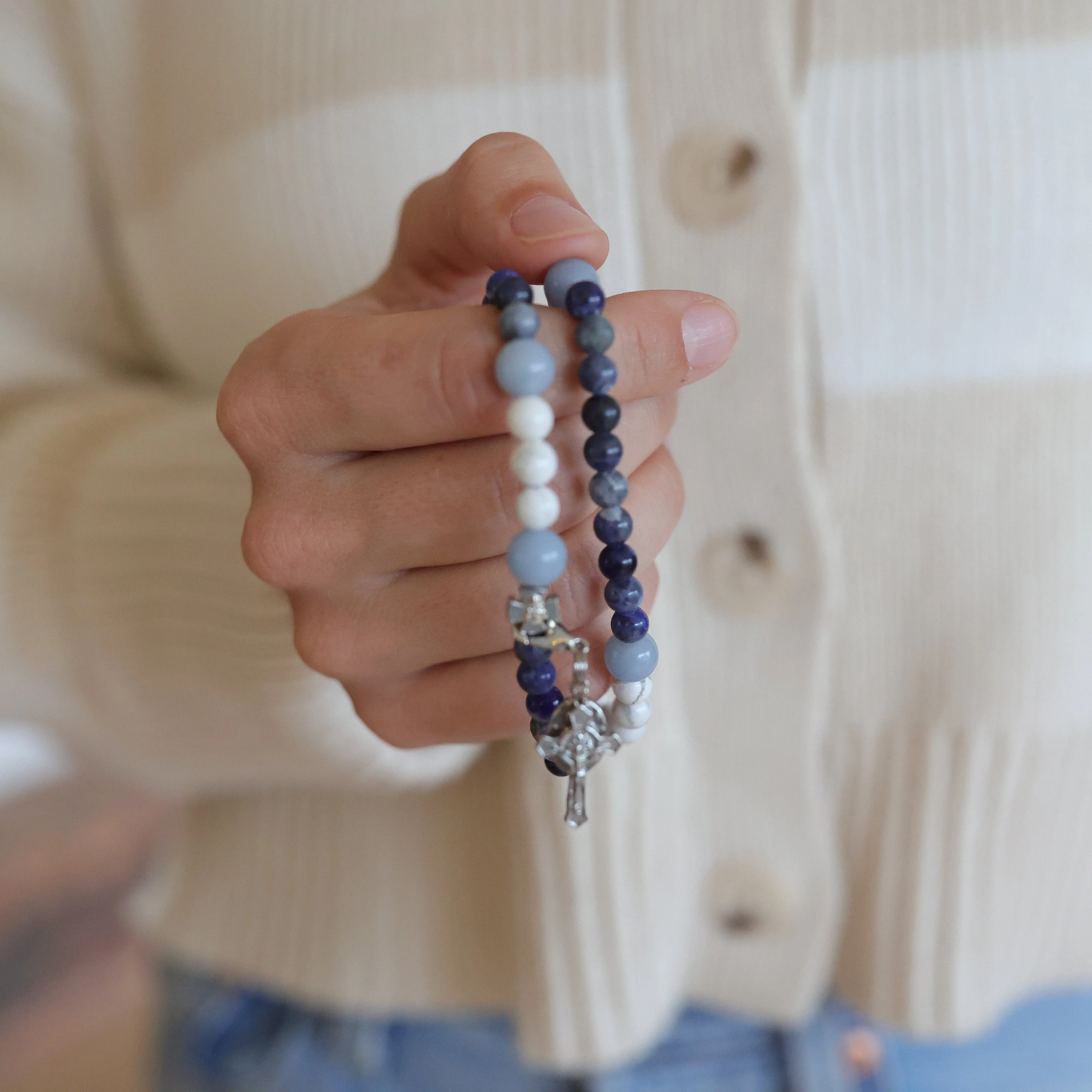 Calcutta | Stretch & Wrap Rosary Bracelet - Image 3