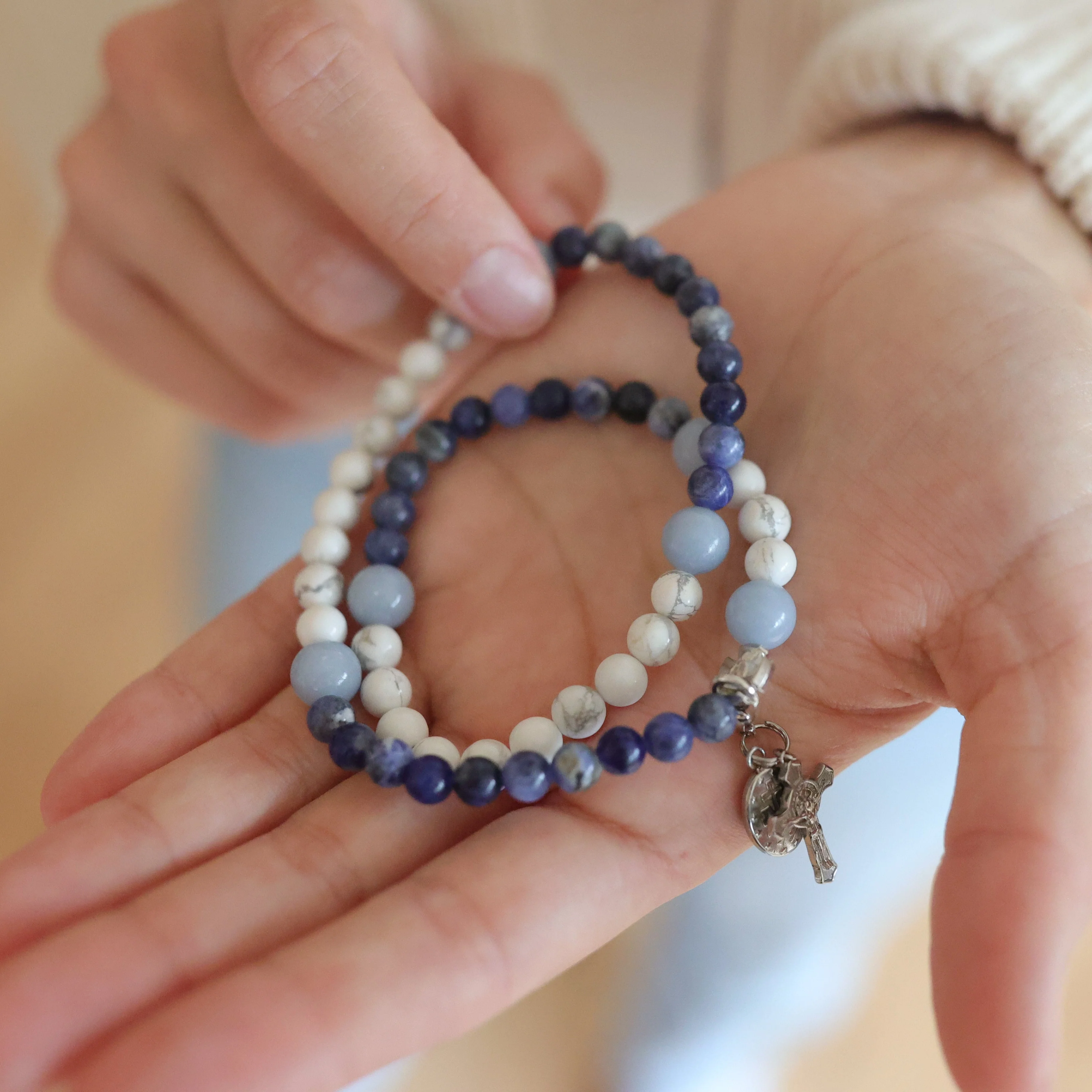 Calcutta | Stretch & Wrap Rosary Bracelet - Image 5