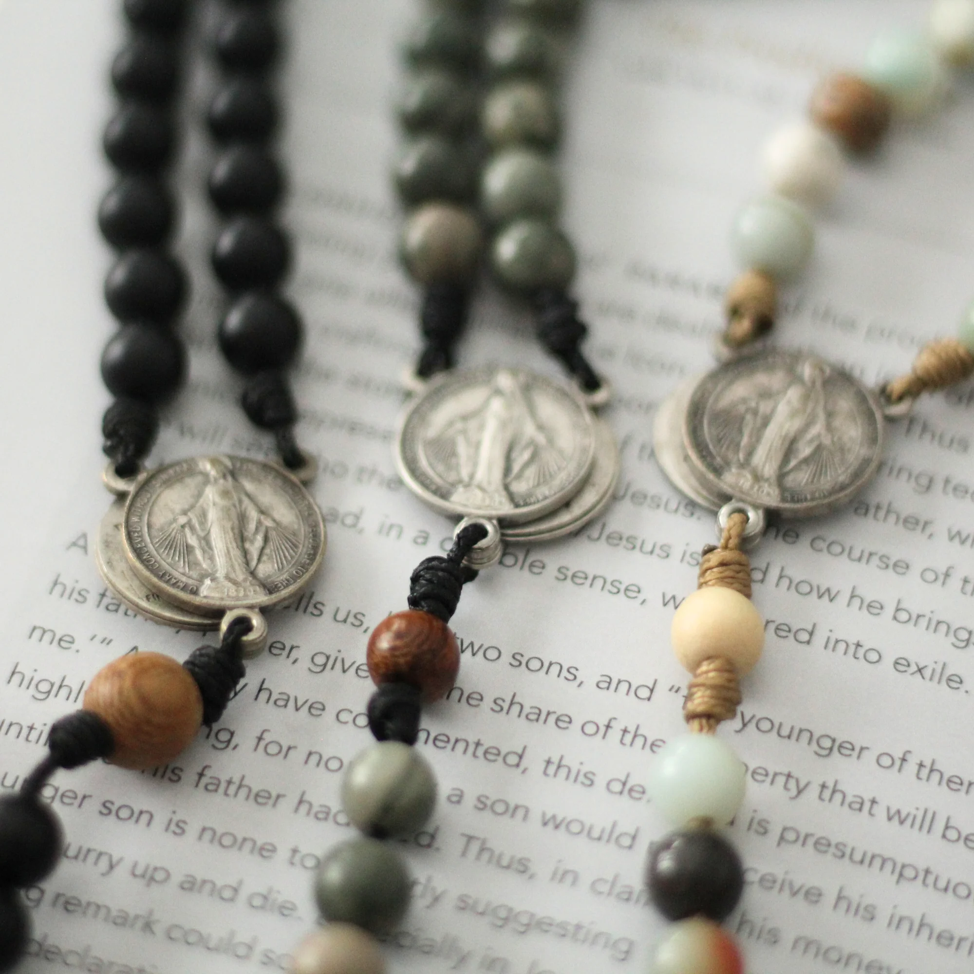 Columba | Traditional Gemstone Rosary - Image 5