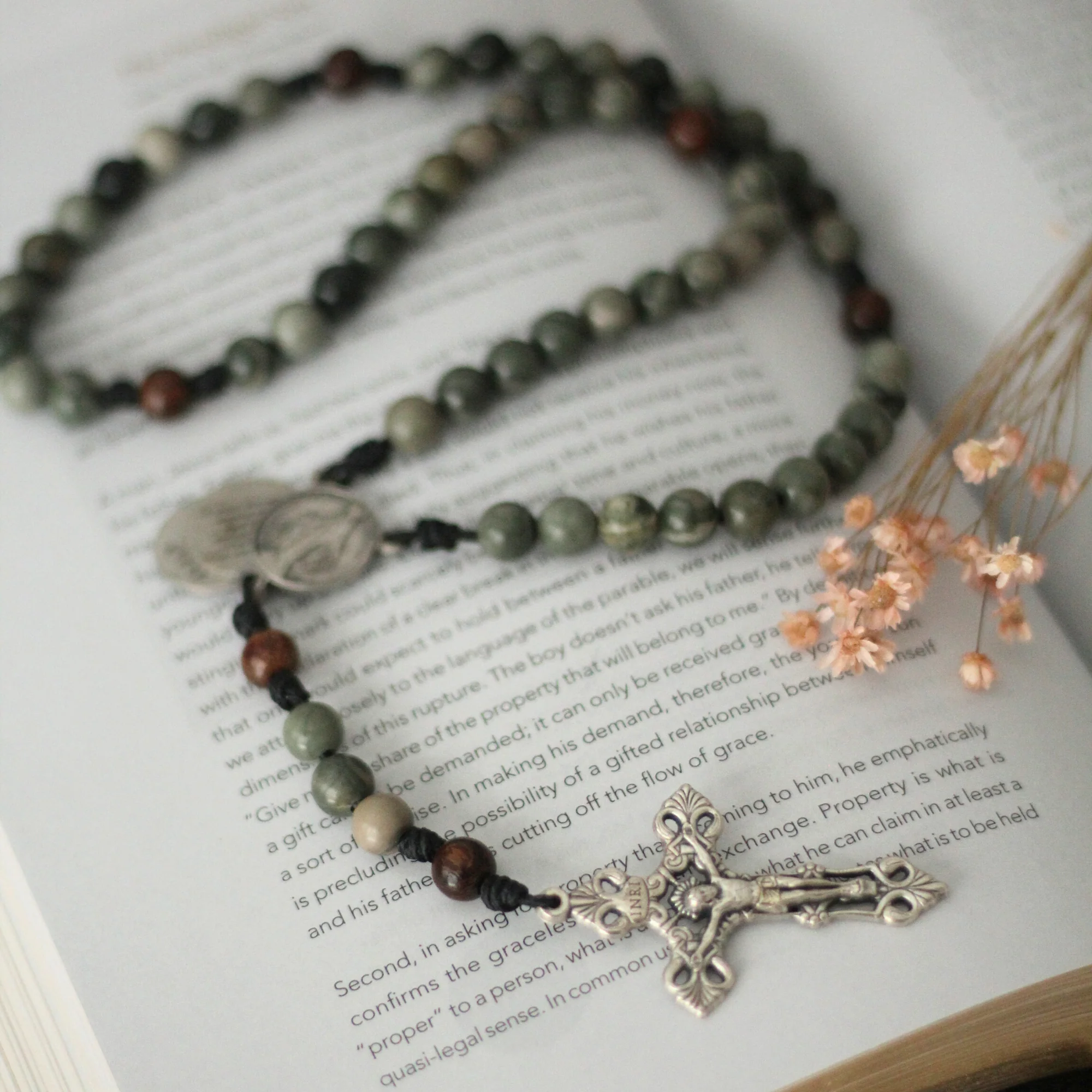 Columba | Traditional Gemstone Rosary - Image 6