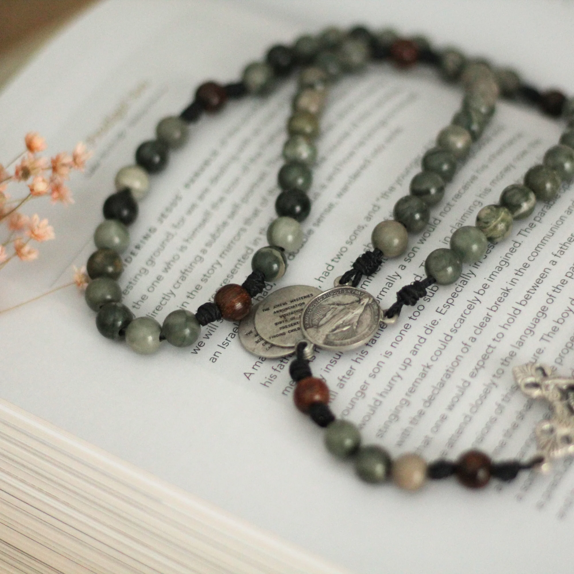 Columba | Traditional Gemstone Rosary - Image 7