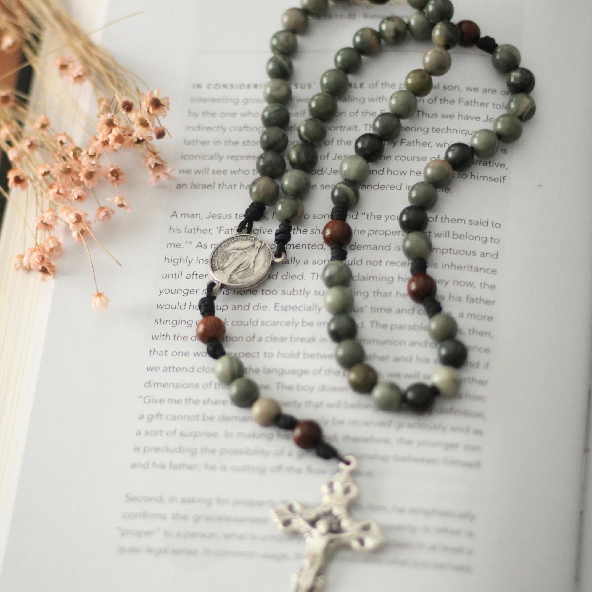 Columba | Traditional Gemstone Rosary - Image 8