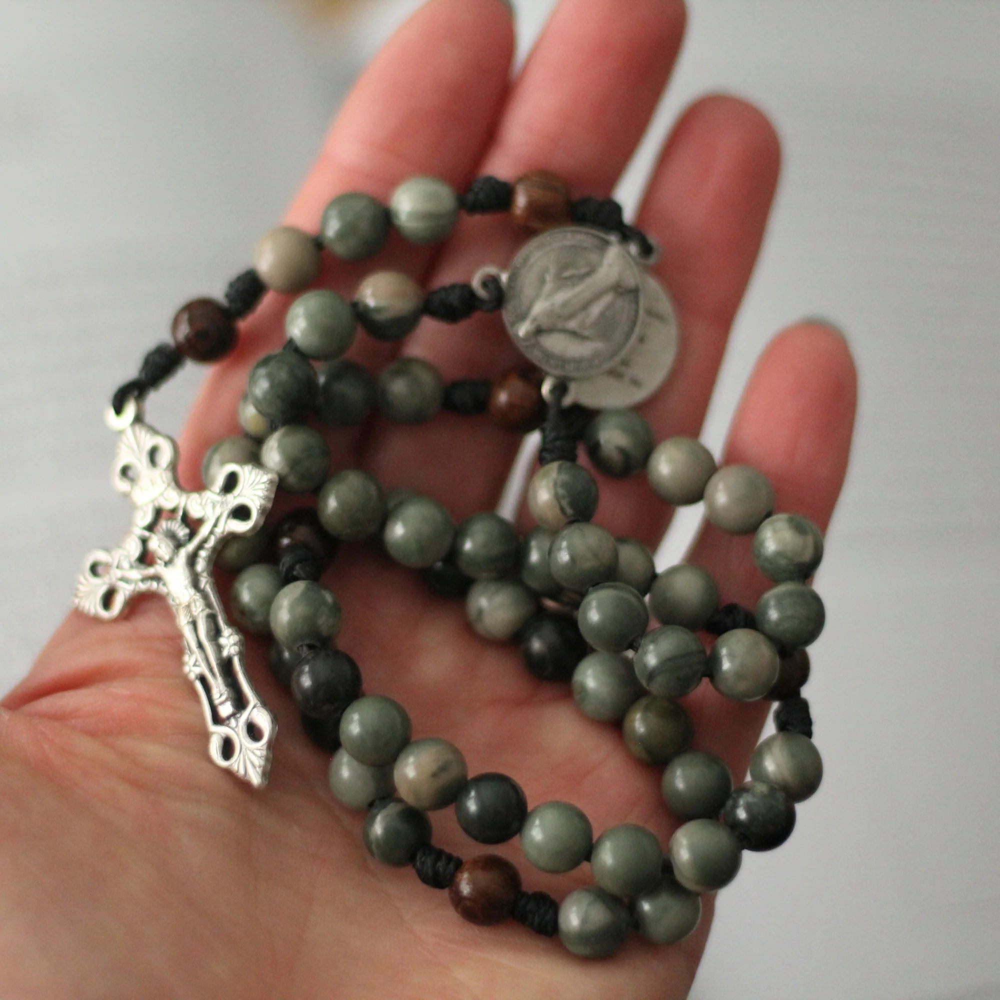 Columba | Traditional Gemstone Rosary - Image 9
