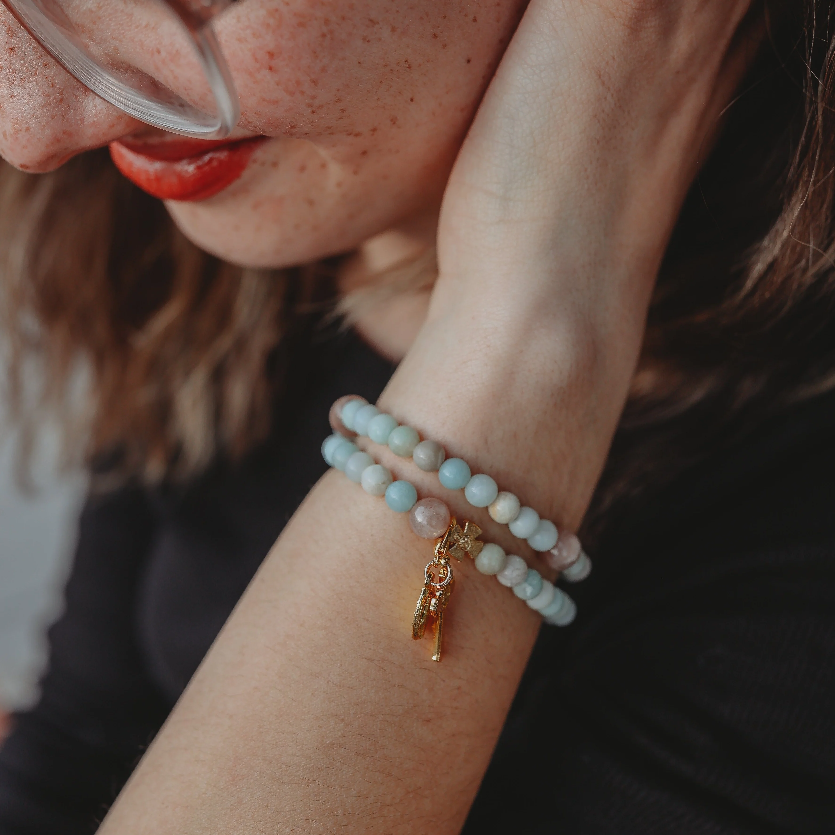 Gianna | Stretch & Wrap Rosary Bracelet - Image 4