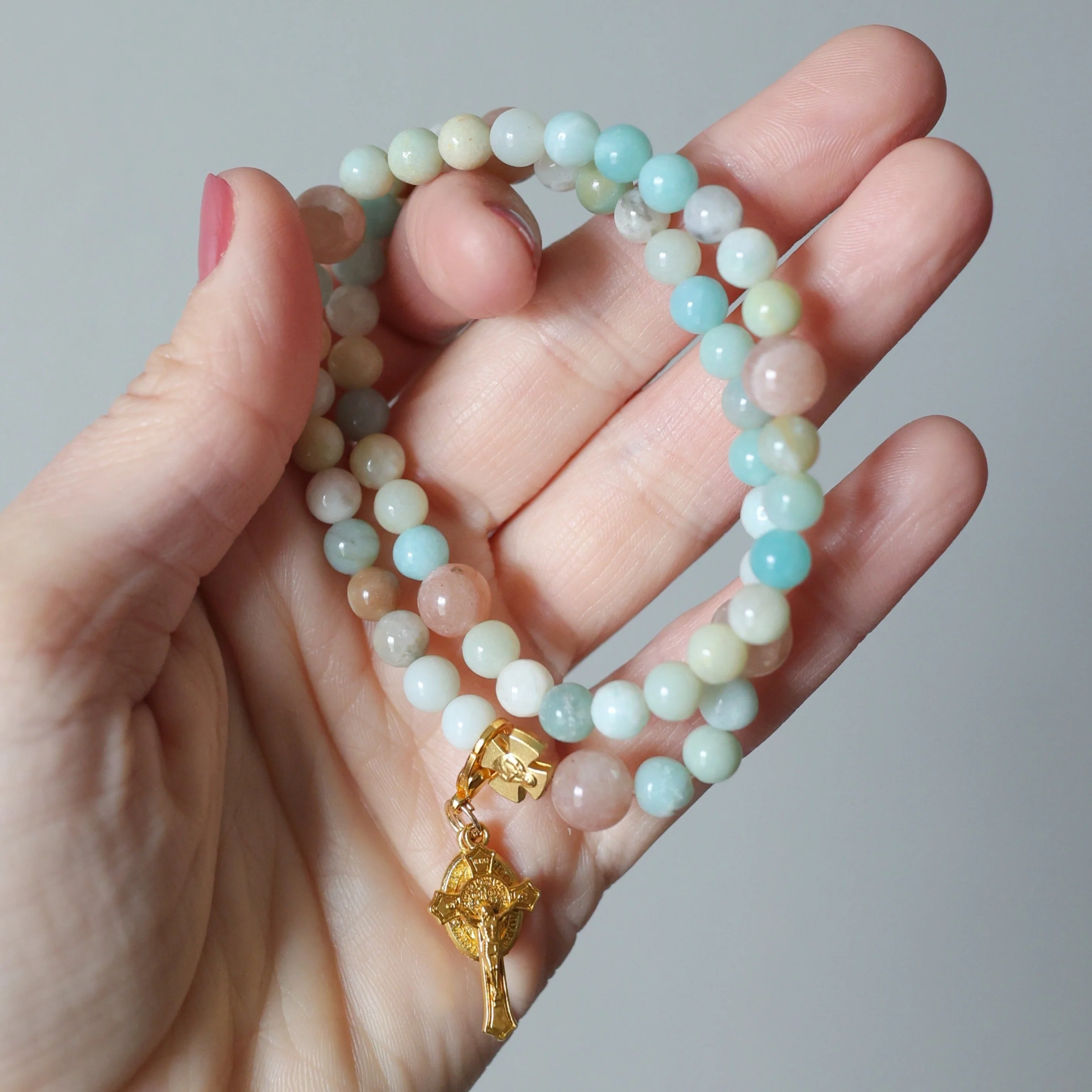 Gianna | Stretch & Wrap Rosary Bracelet - Image 6