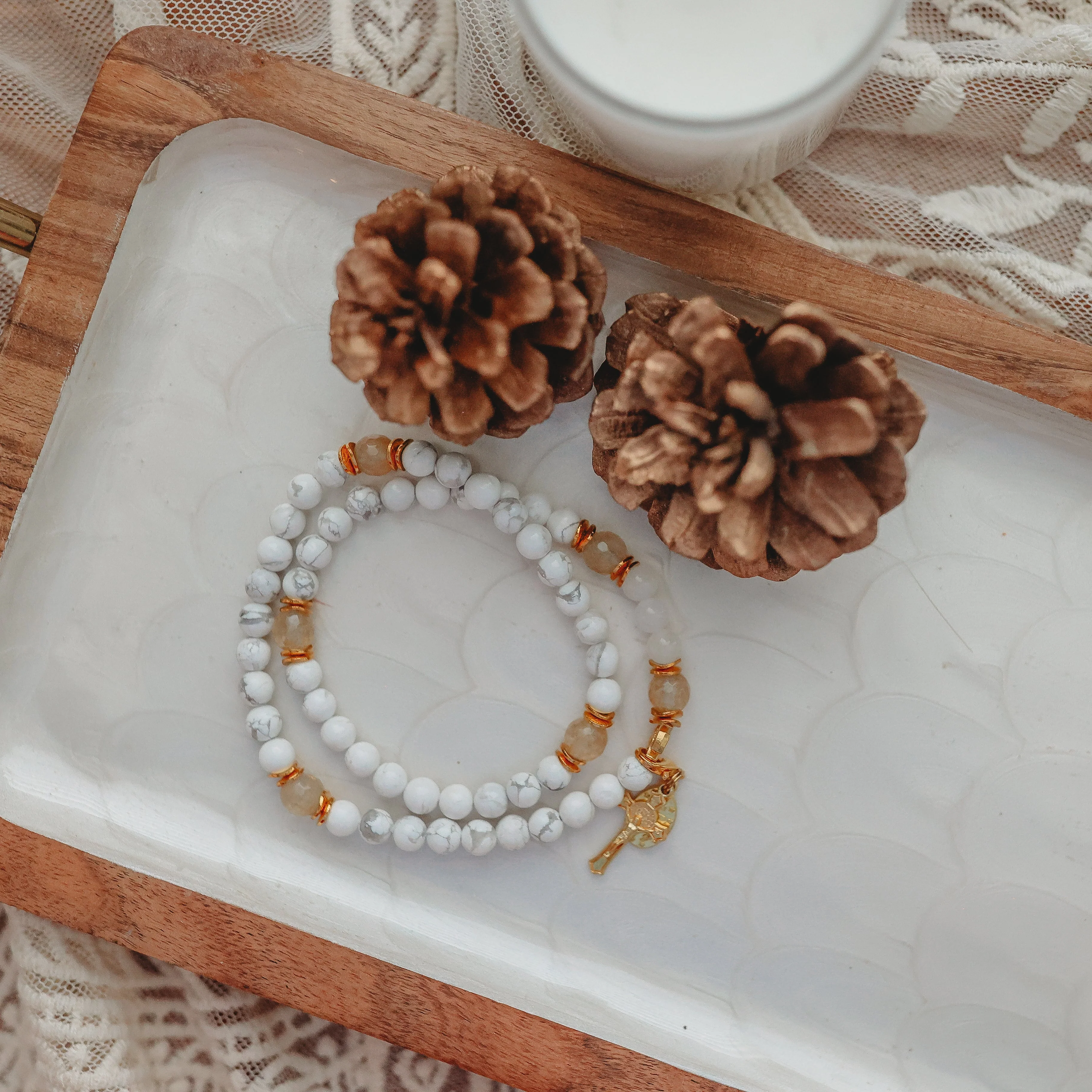 Glory | Lux Rosary Bracelet | Holiday Collection - Image 3