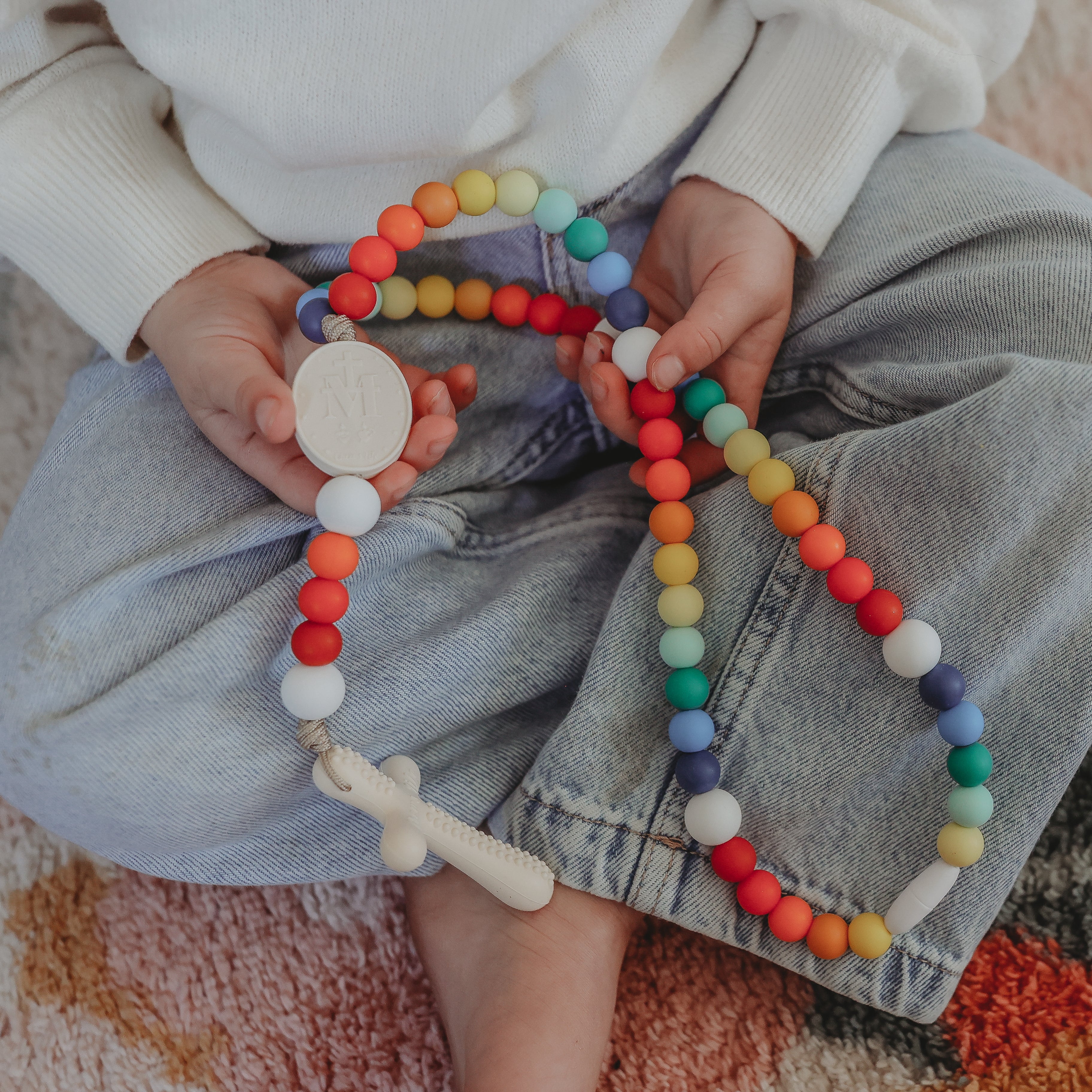 God's Promise Chews Life Silicone Rosary - Image 5