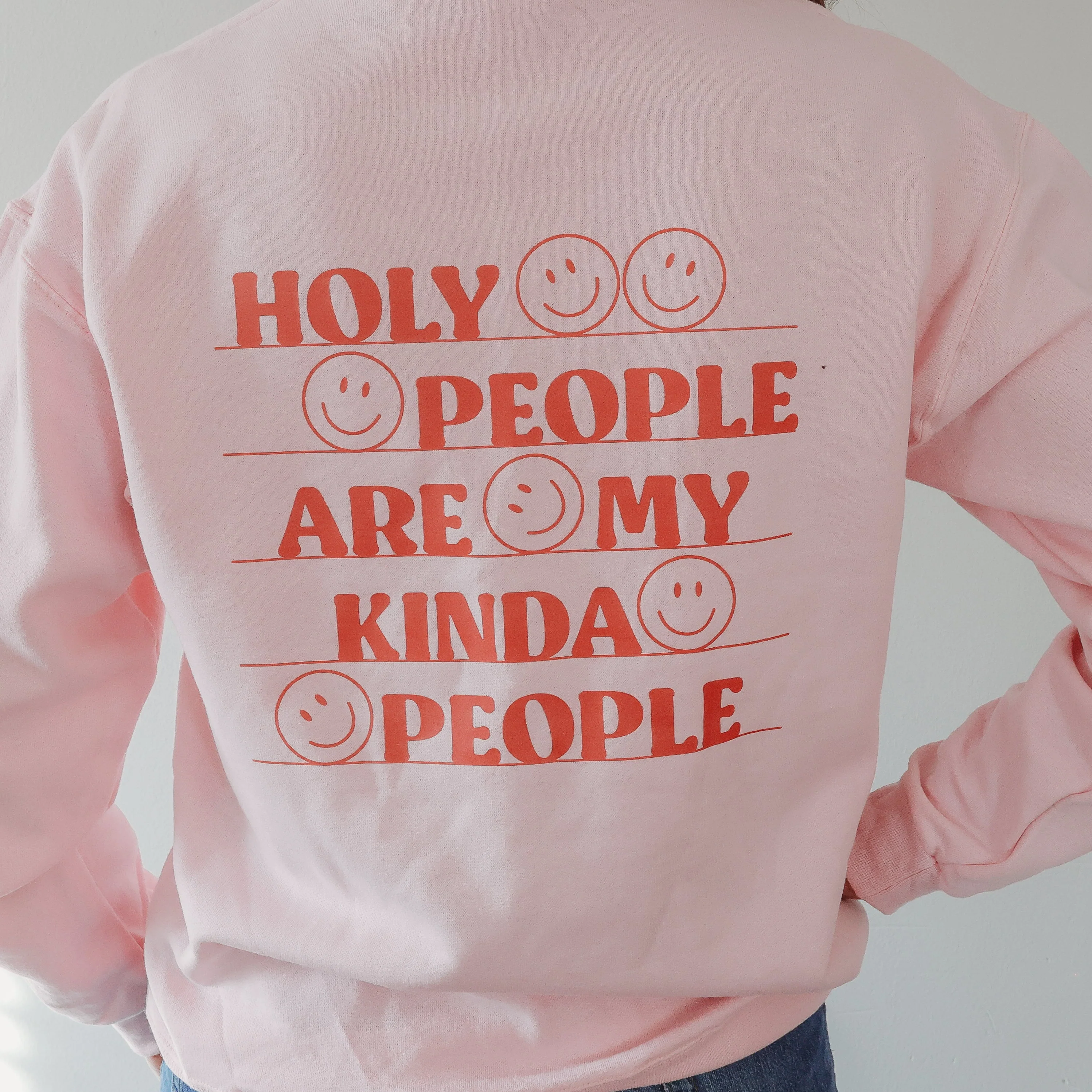 Holy People | Crew Neck | Classic Pink - Image 3