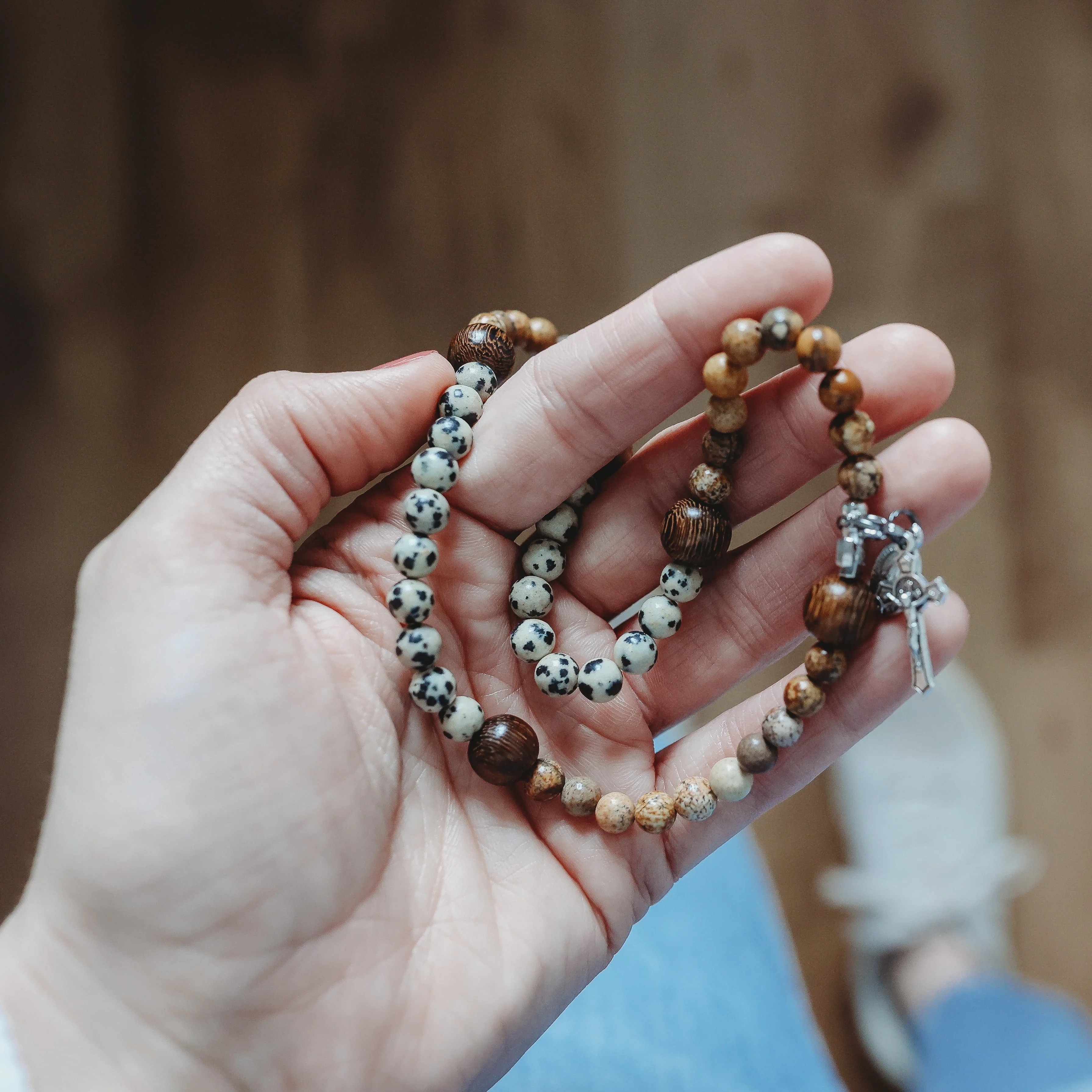 Kolbe | Stretch & Wrap Rosary Bracelet - Image 4