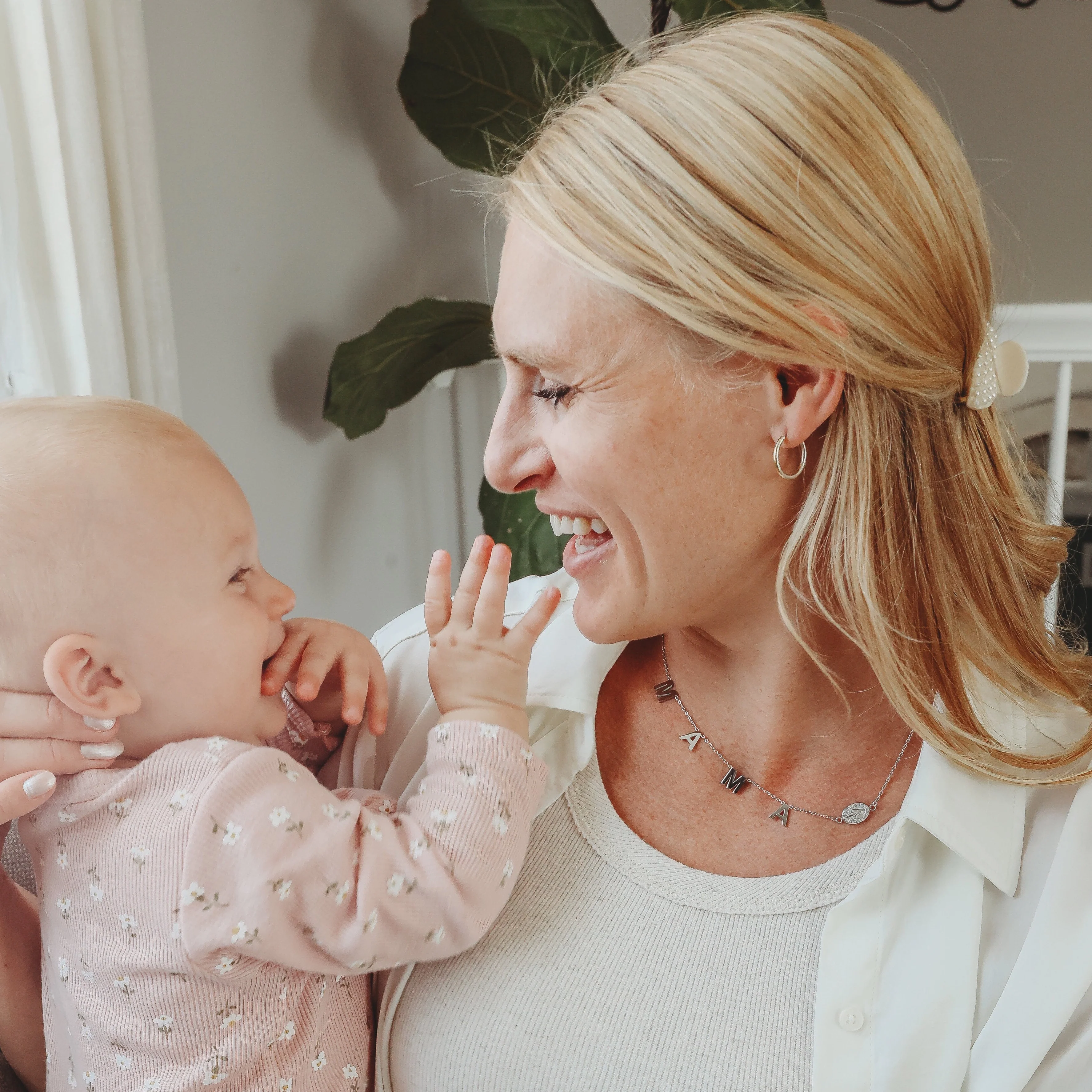 MAMA Miraculous Medal Necklace | Gold and Silver - Image 3