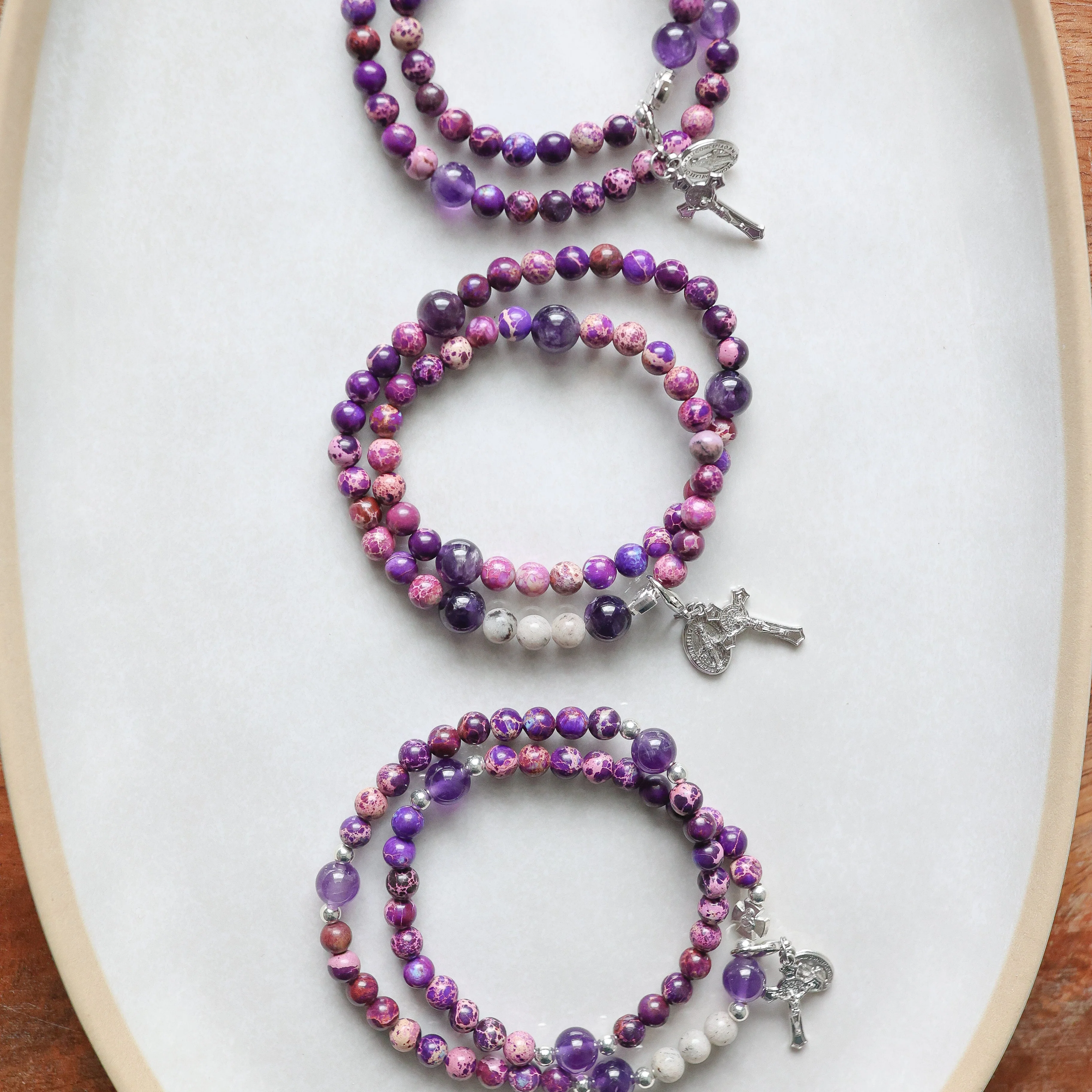 Penance | Stretch & Wrap Rosary Bracelet - Image 7