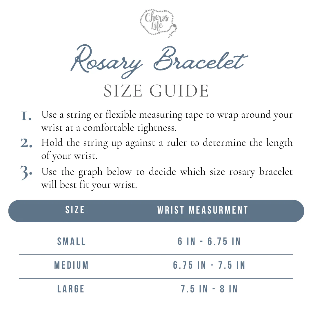 Glory | Stretch & Wrap Rosary Bracelet - Image 8