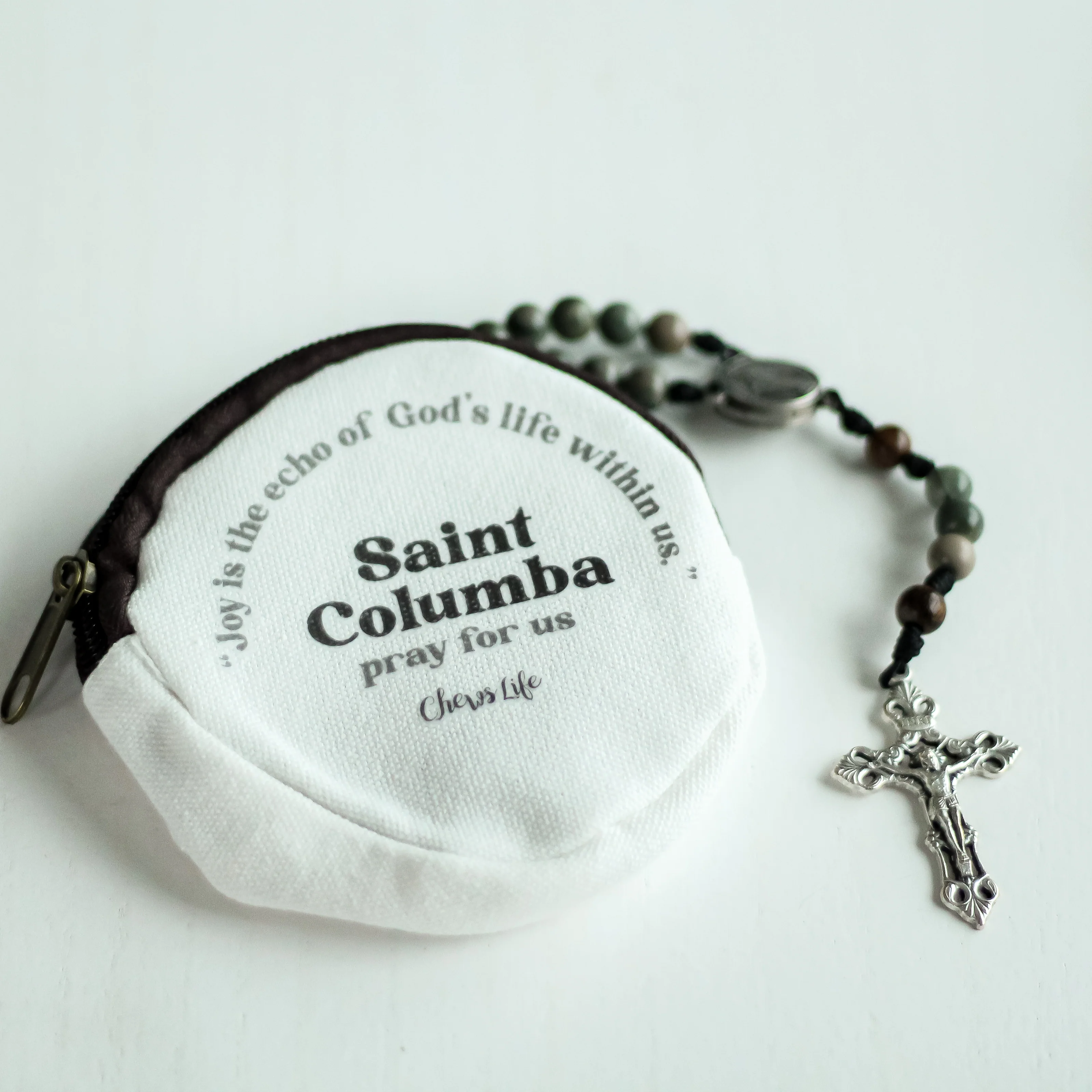 Rosary Pouch | Saint Columba - Image 3