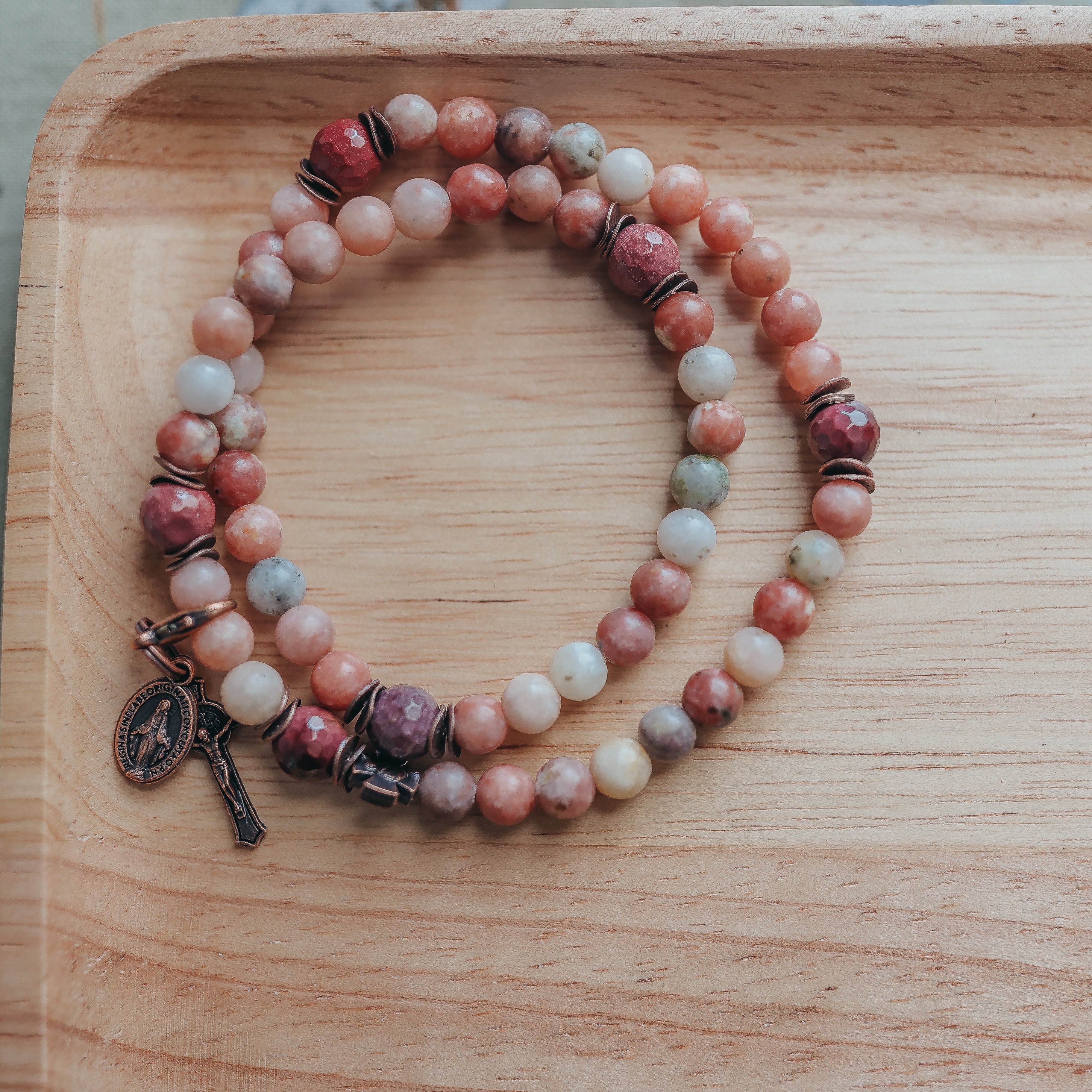 Saint Clare | Chews Life Rosary Bracelet | Fall Collection - Image 3