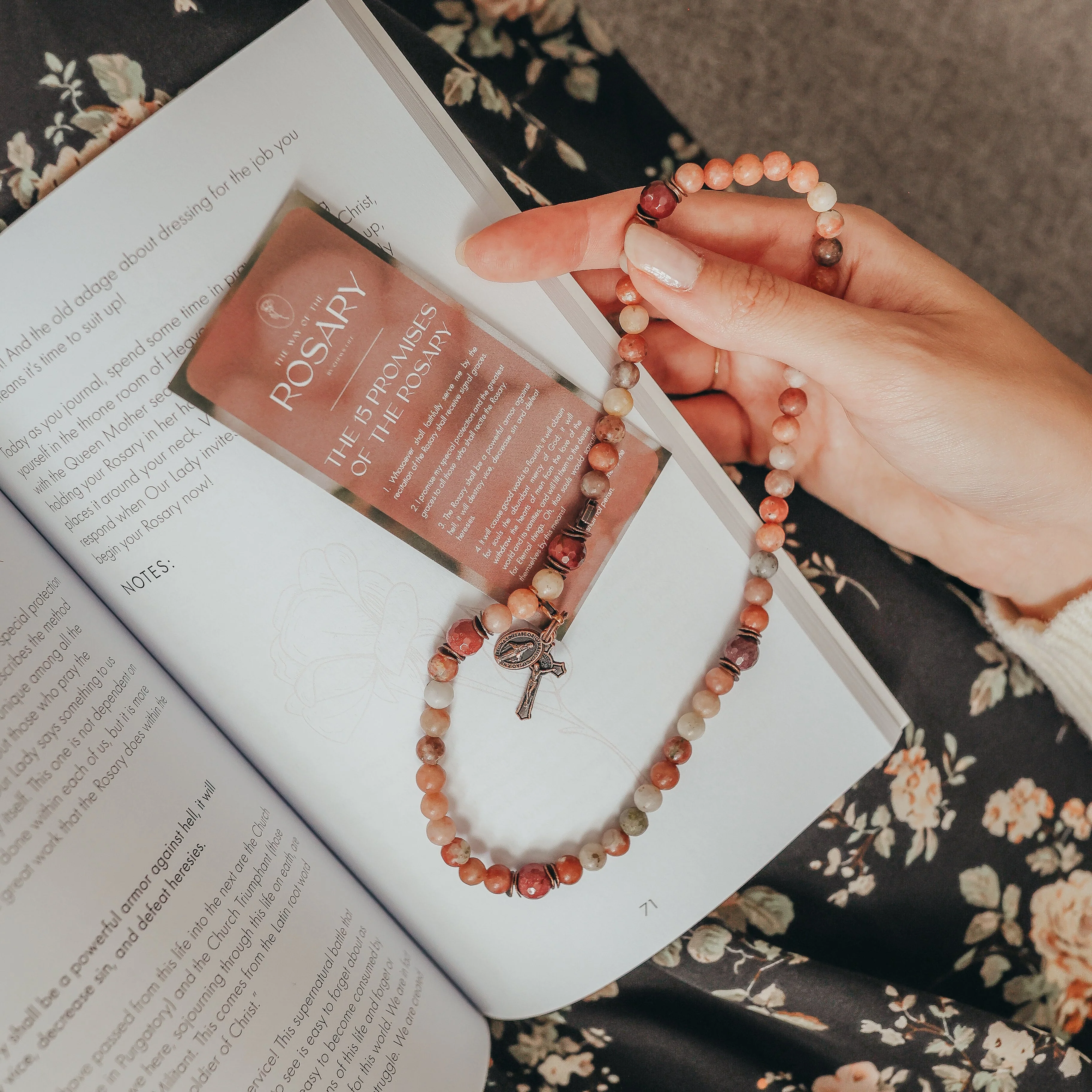 Saint Clare | Chews Life Rosary Bracelet | Fall Collection - Image 5