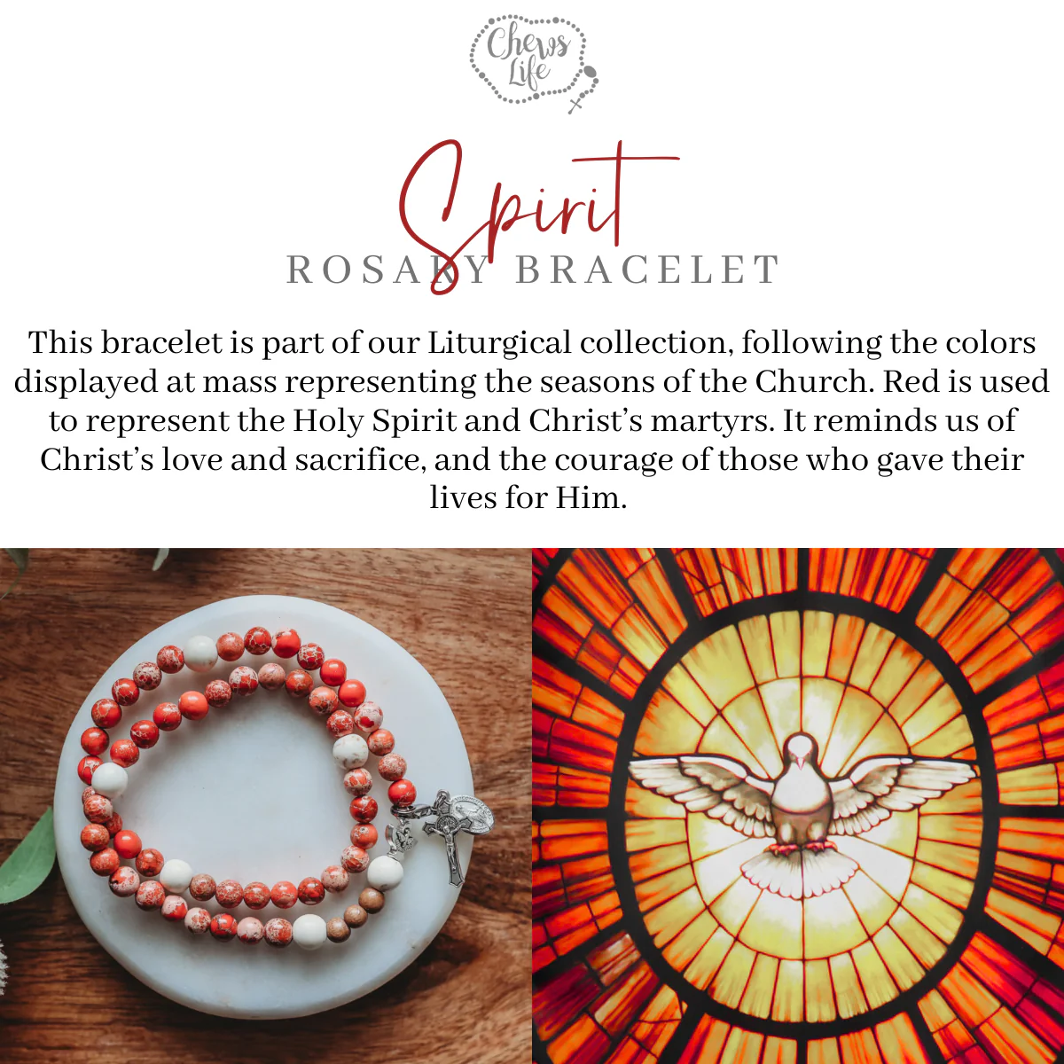 Spirit | Stretch & Wrap Rosary Bracelet - Image 10