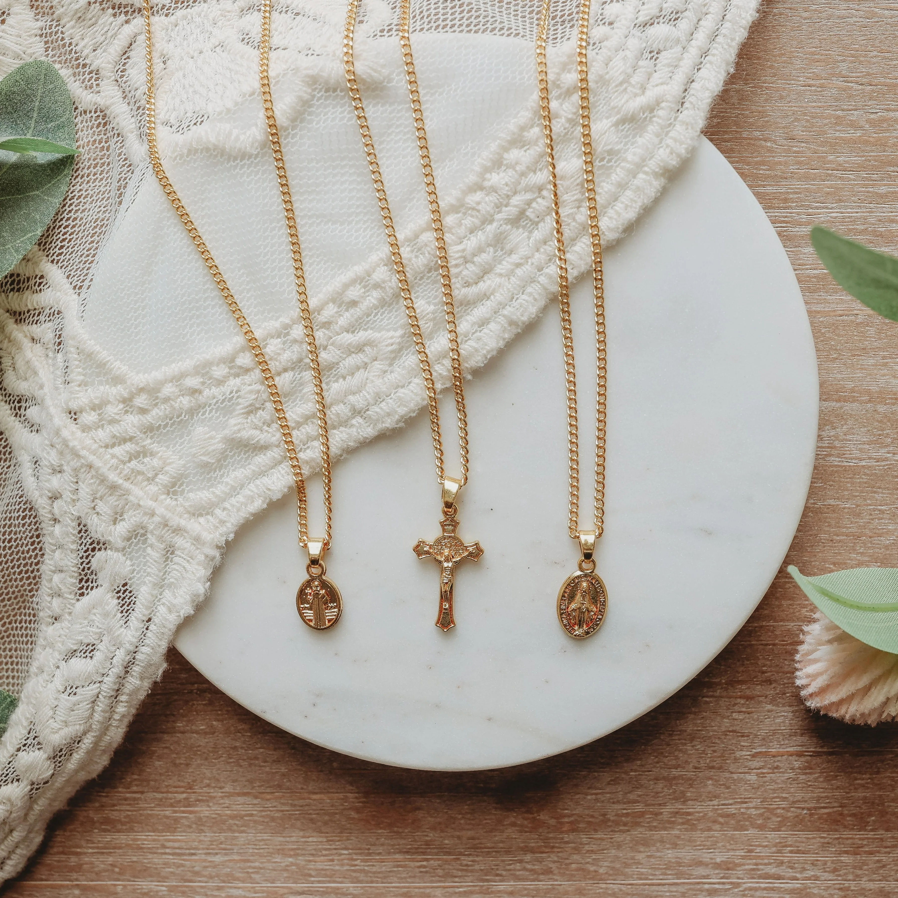 St. Benedict Necklace | Gold | - Image 4