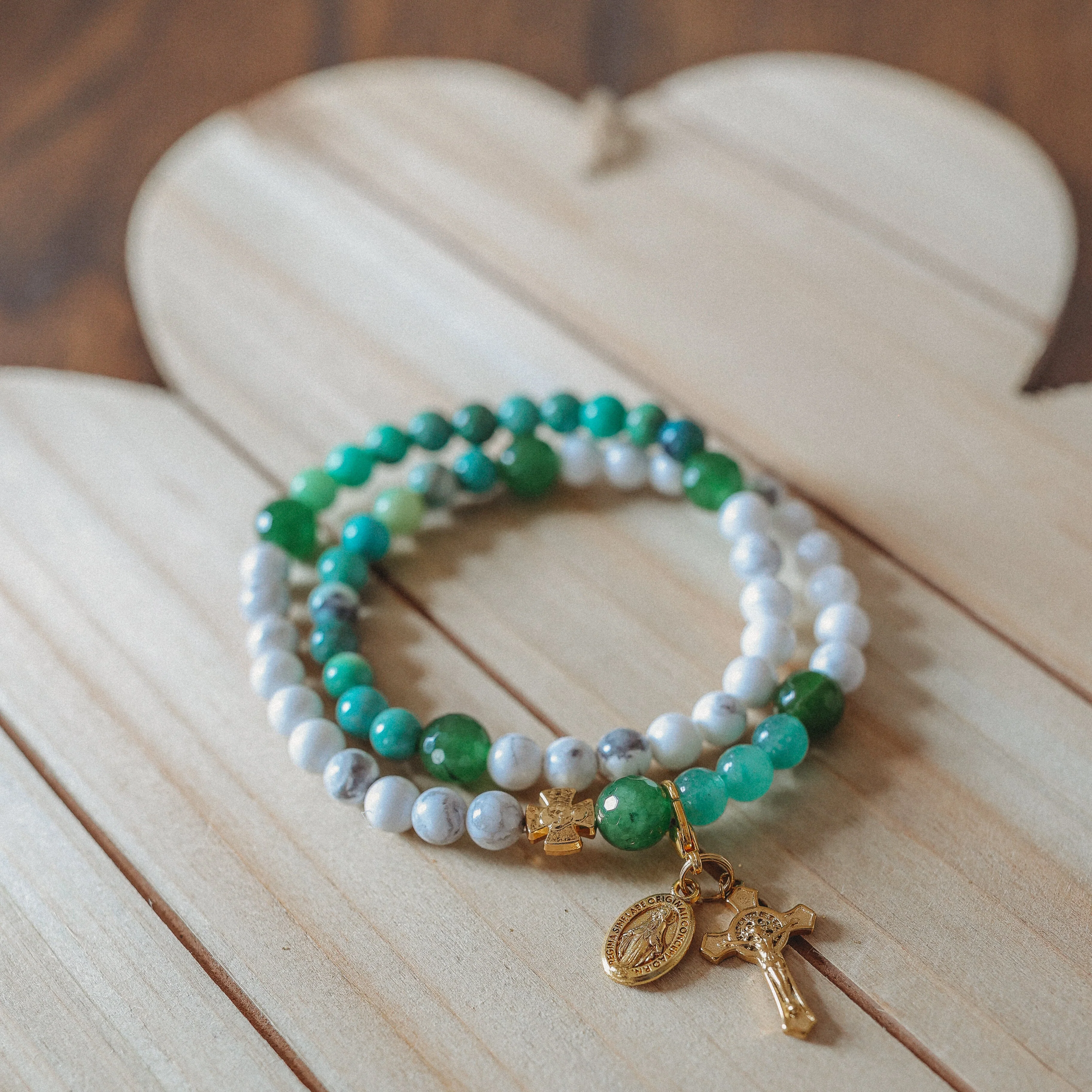 St.Patrick | Limited Edition| Gemstone Rosary Bracelet - Image 5