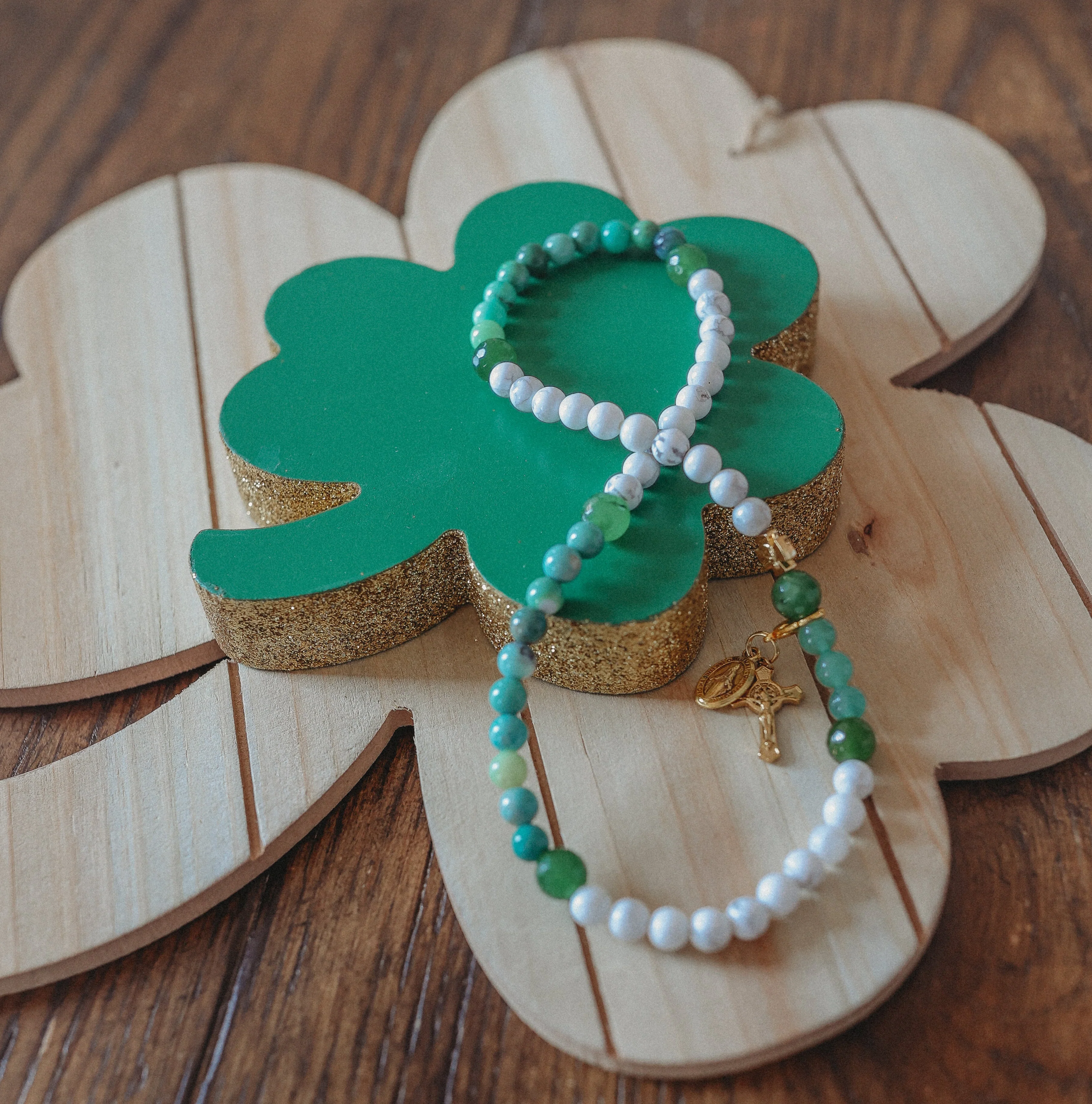 St.Patrick | Limited Edition| Gemstone Rosary Bracelet - Image 6
