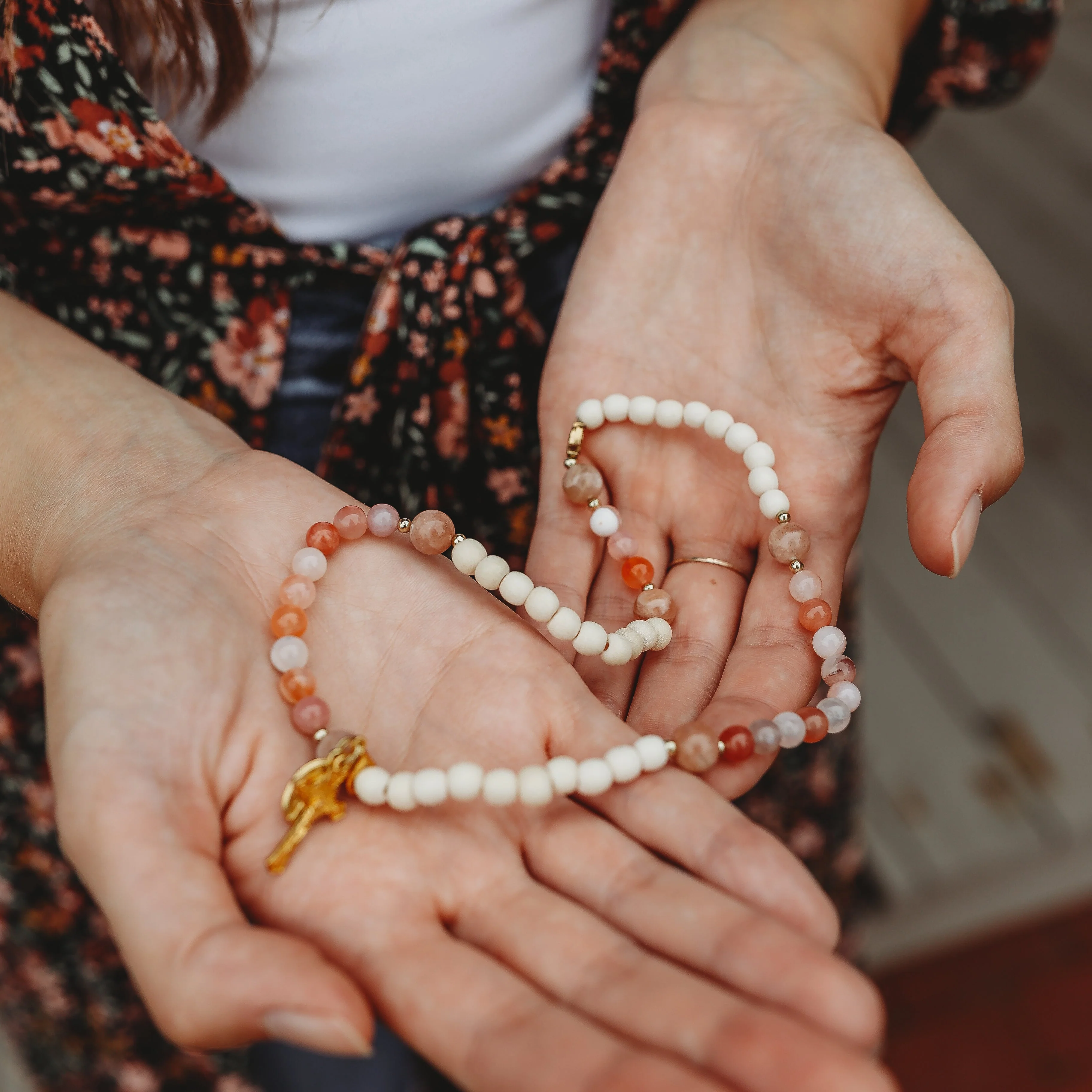 The Coronation | Stretch & Wrap Rosary Bracelet - Image 4