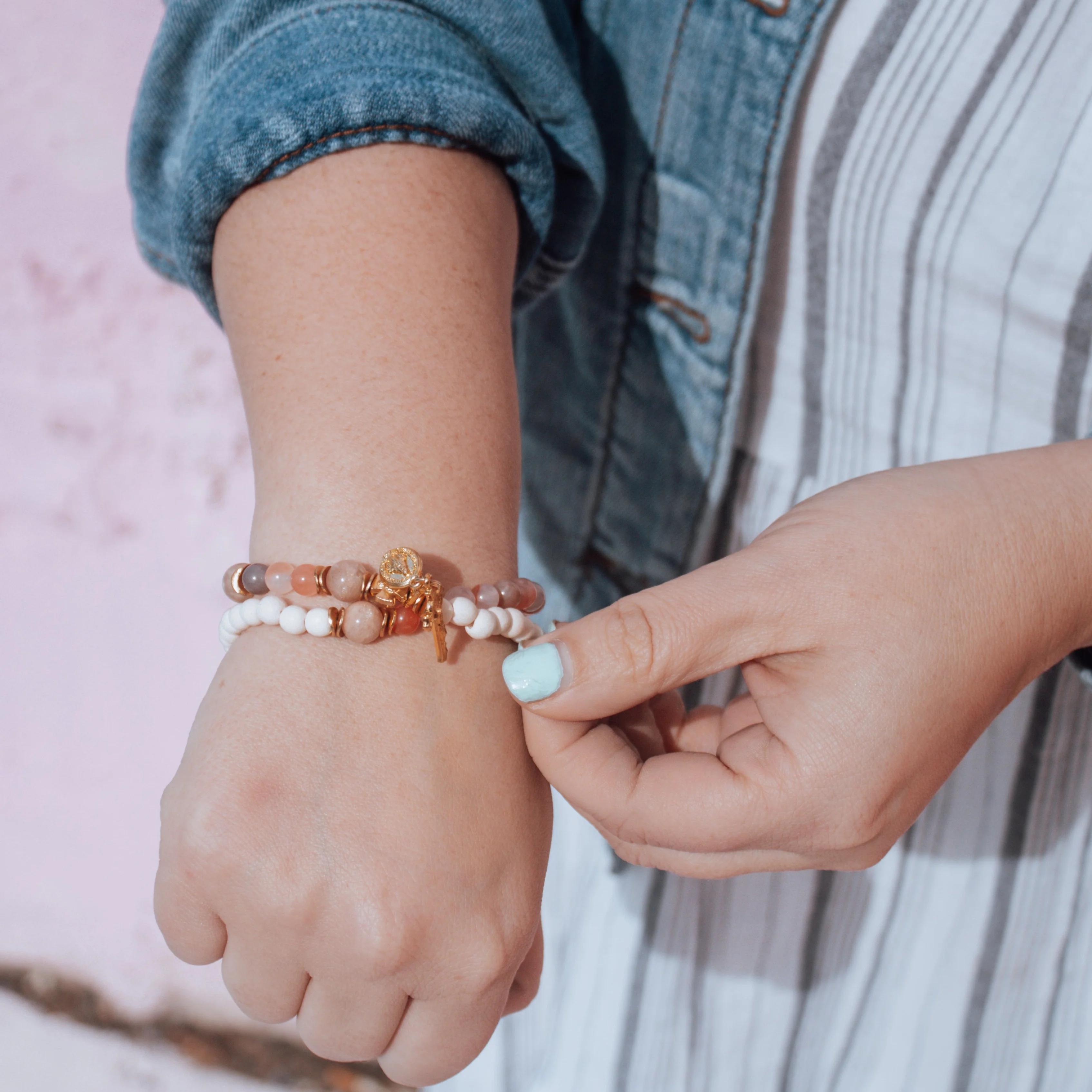 The Coronation | Stretch & Wrap Rosary Bracelet - Image 7