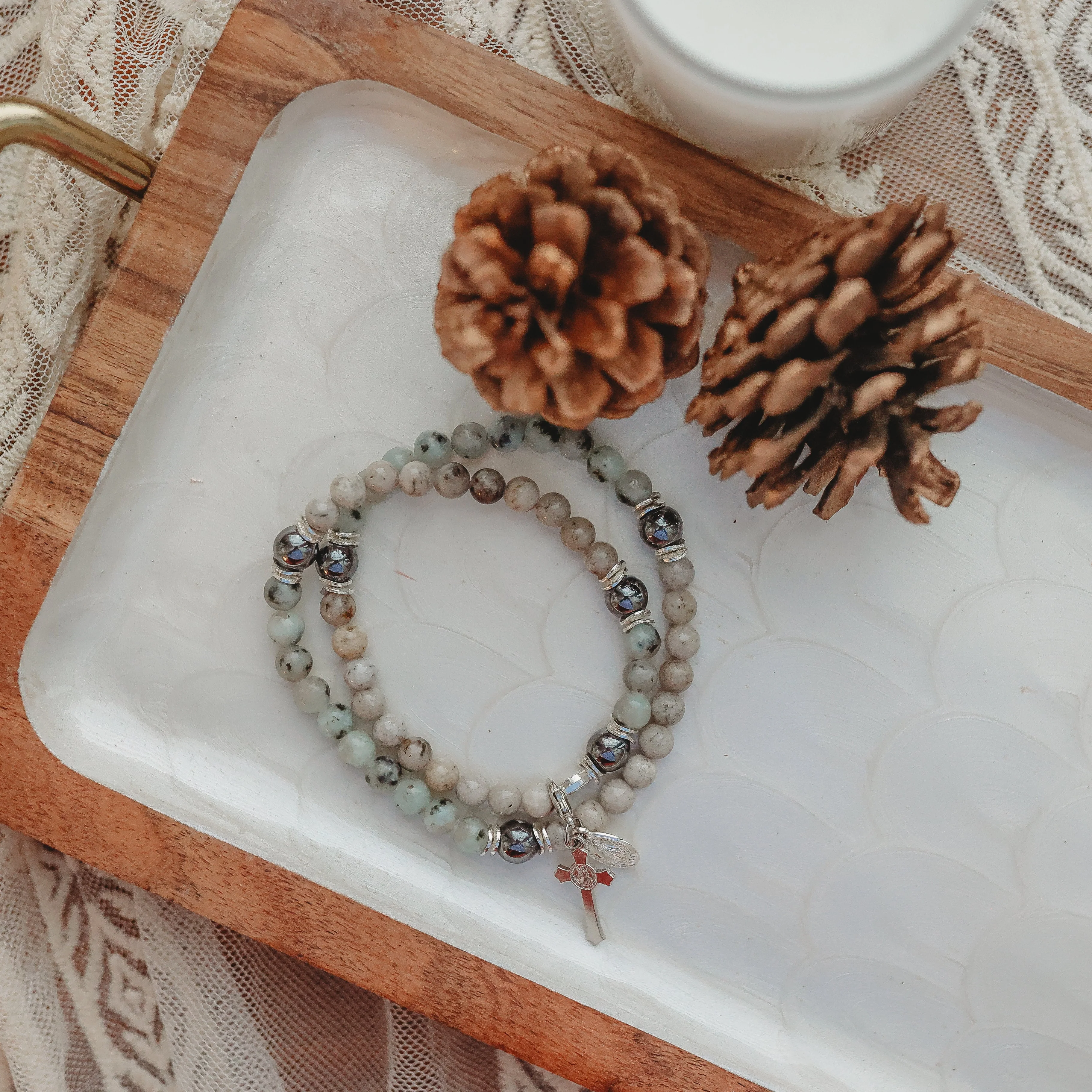 Vianney | Lux Rosary Bracelet | Holiday Collection - Image 3