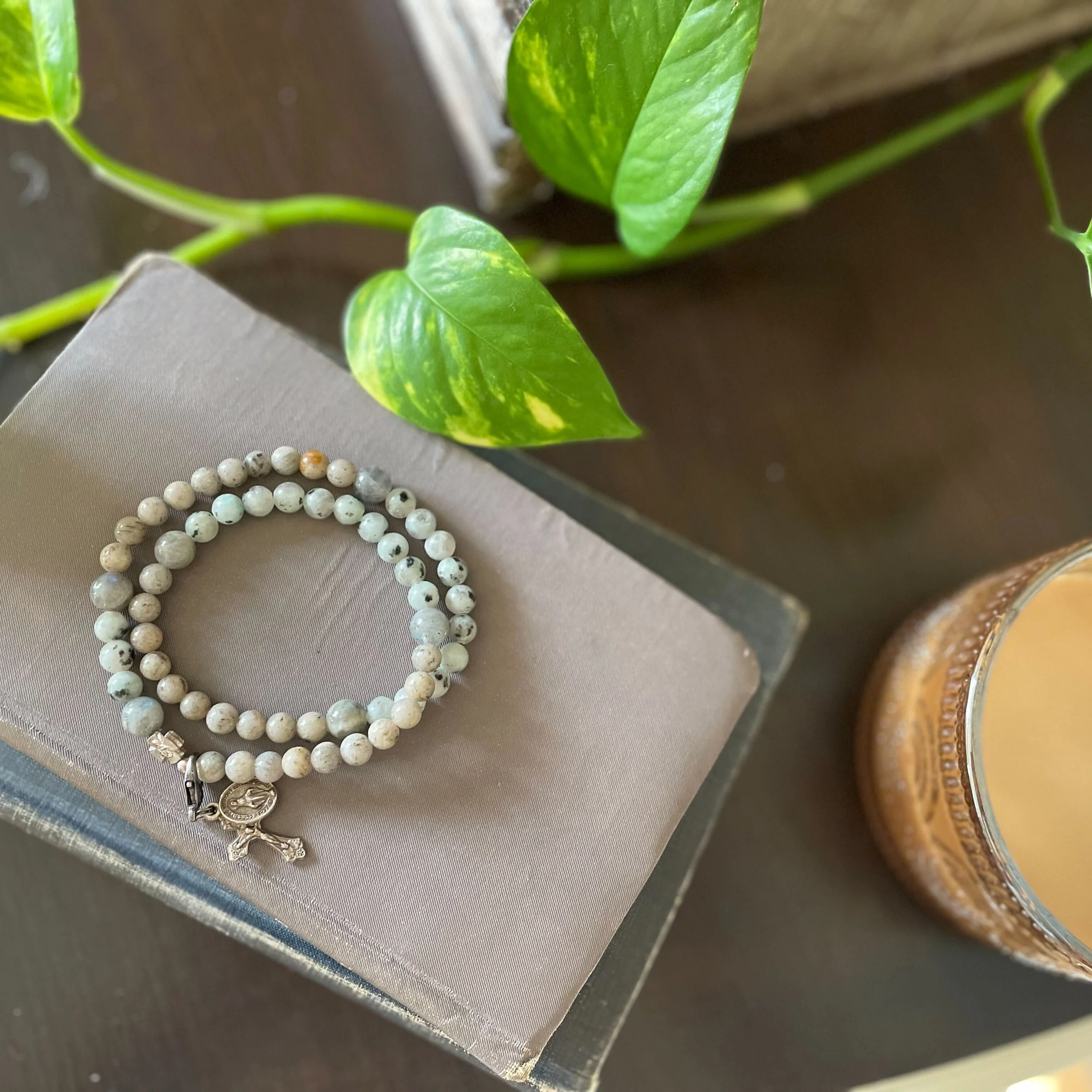 Vianney | Stretch & Wrap Rosary Bracelet - Image 6